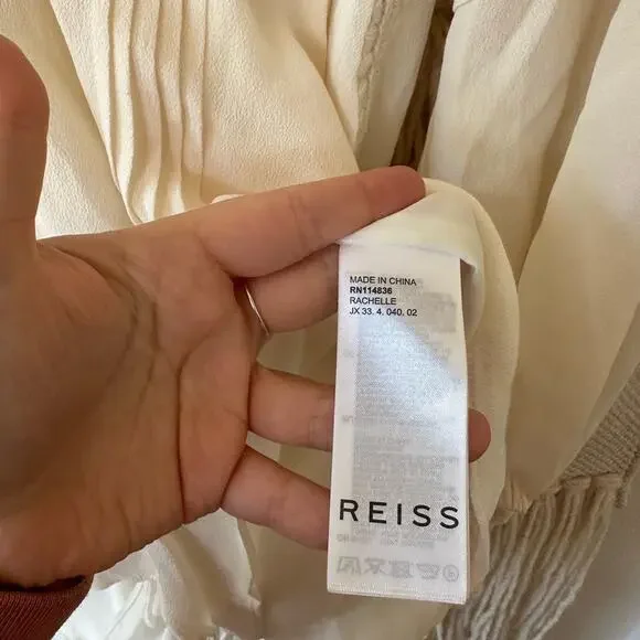 NWT: Reiss Rachelle Lattice Playsuit - Picture 4 of 9